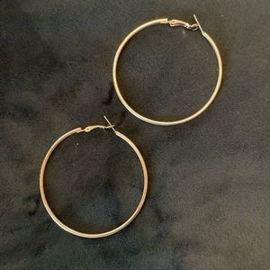 Large Gold Hoops